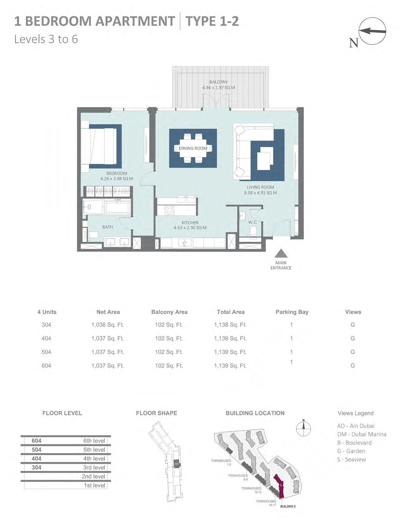 1 Bedroom