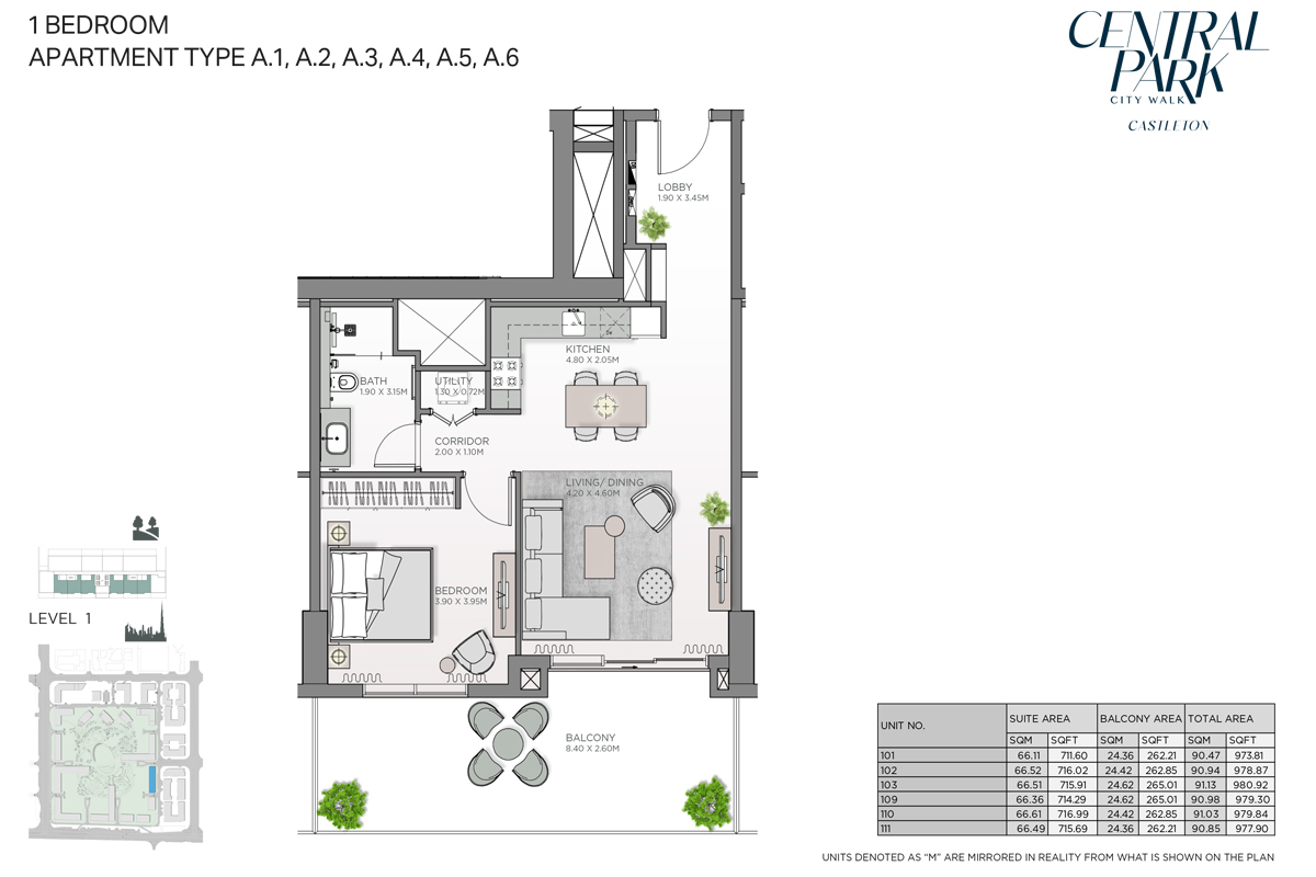 1 Bedroom