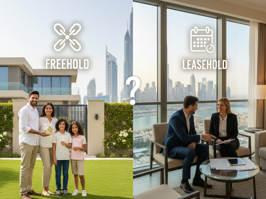 Freehold vs. Leasehold Property in the UAE: Key Differences Explained