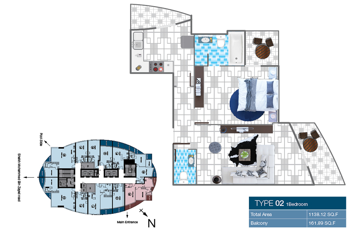 2 Bedroom