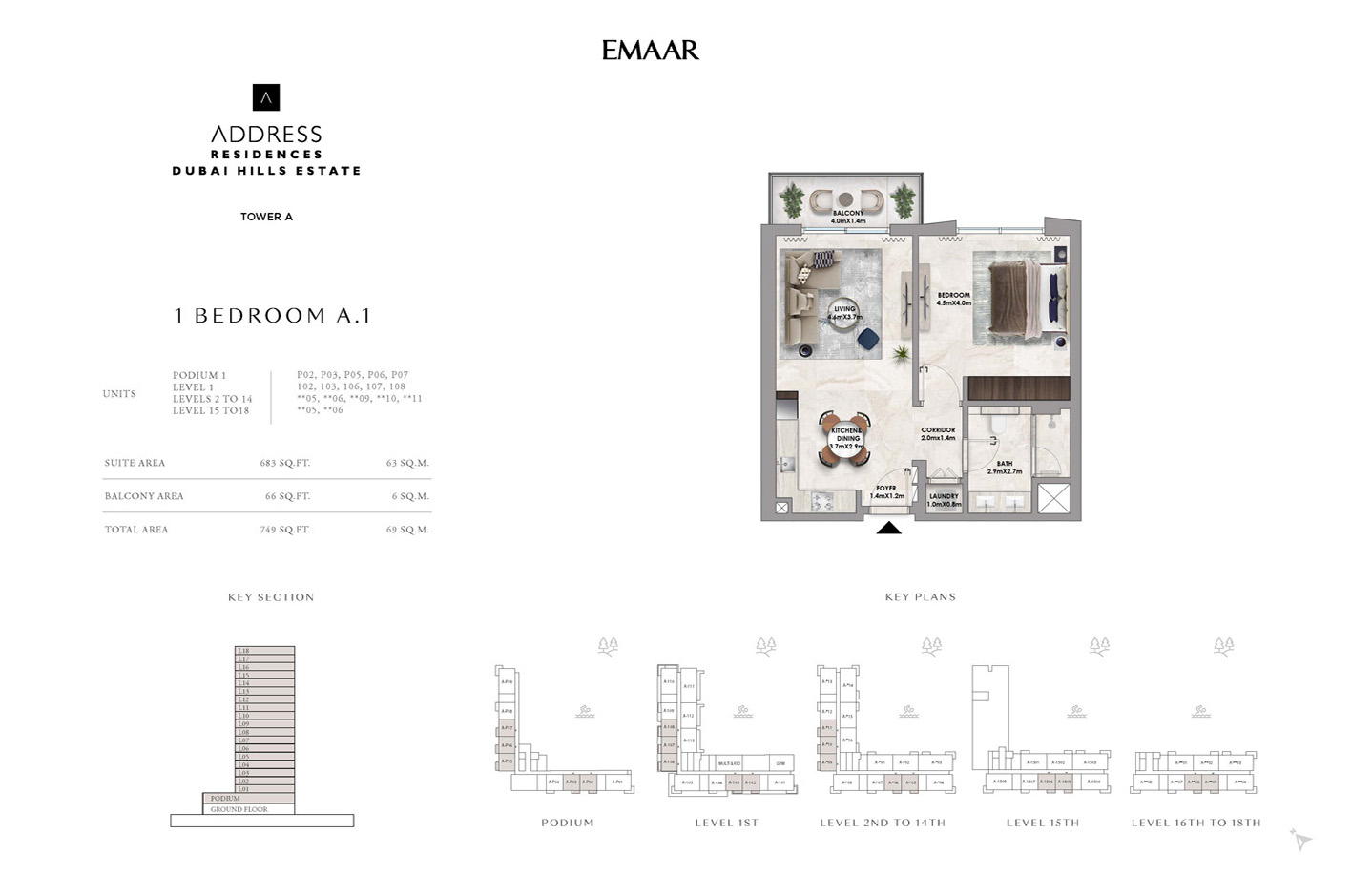 1 Bedroom