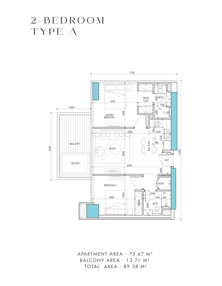 2 Bedroom