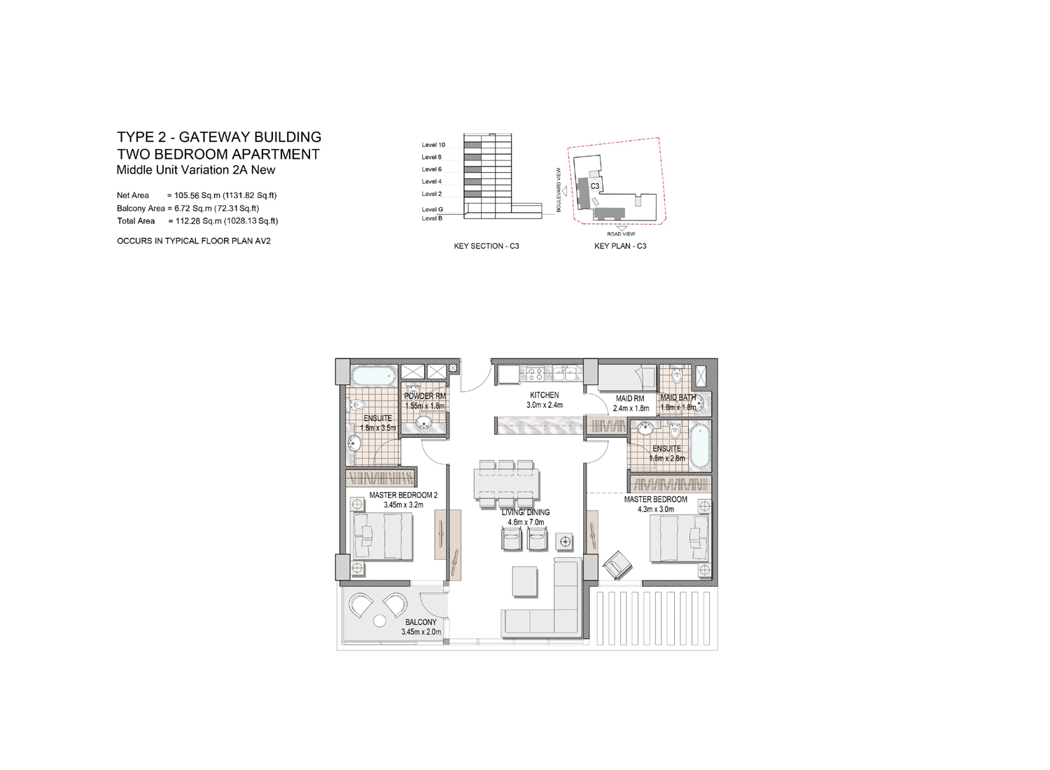 2 Bedroom