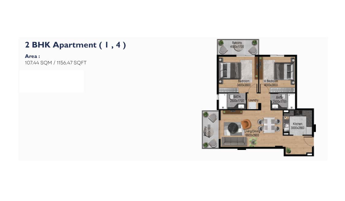 2 Bedroom