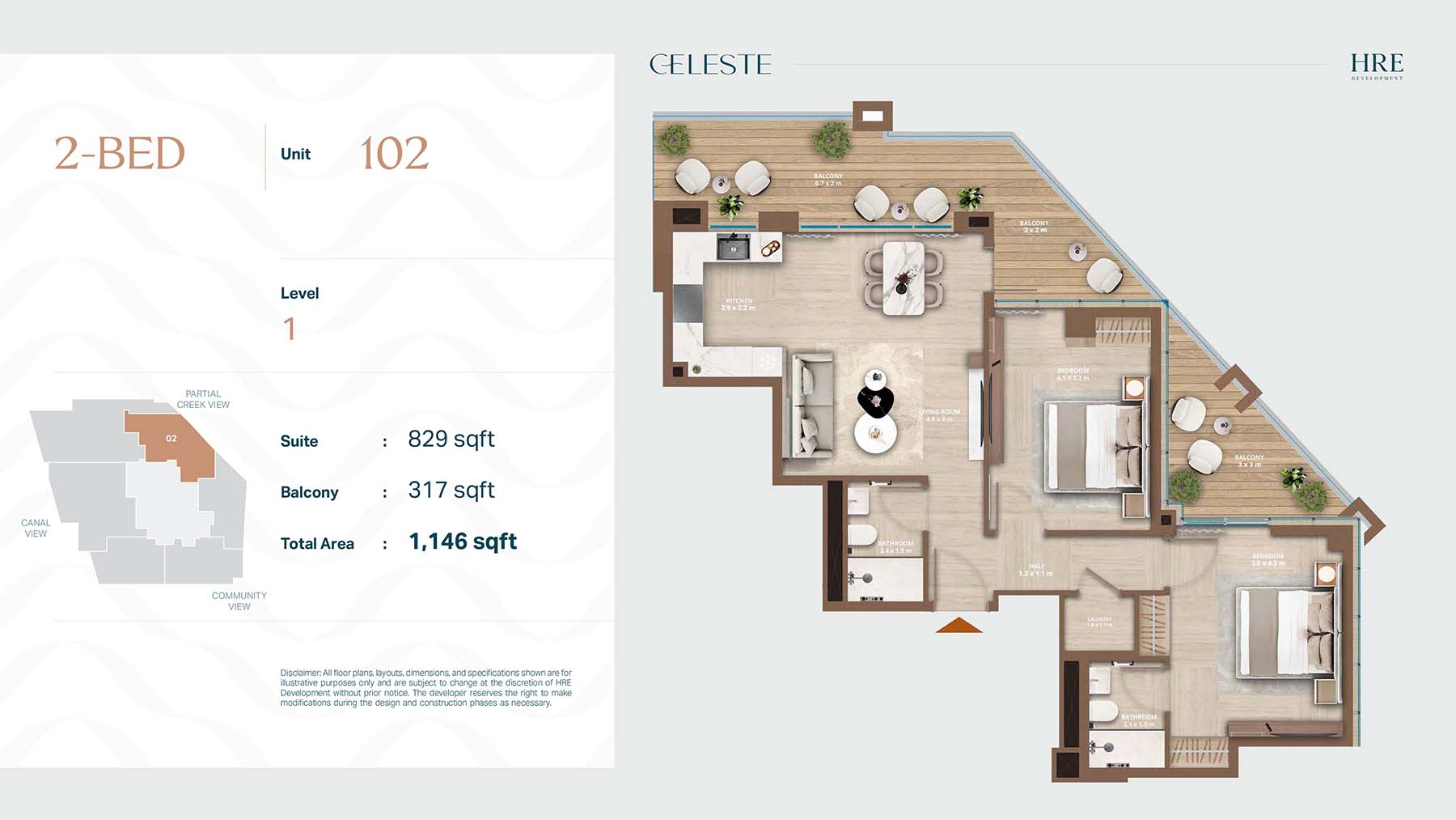 2 Bedroom