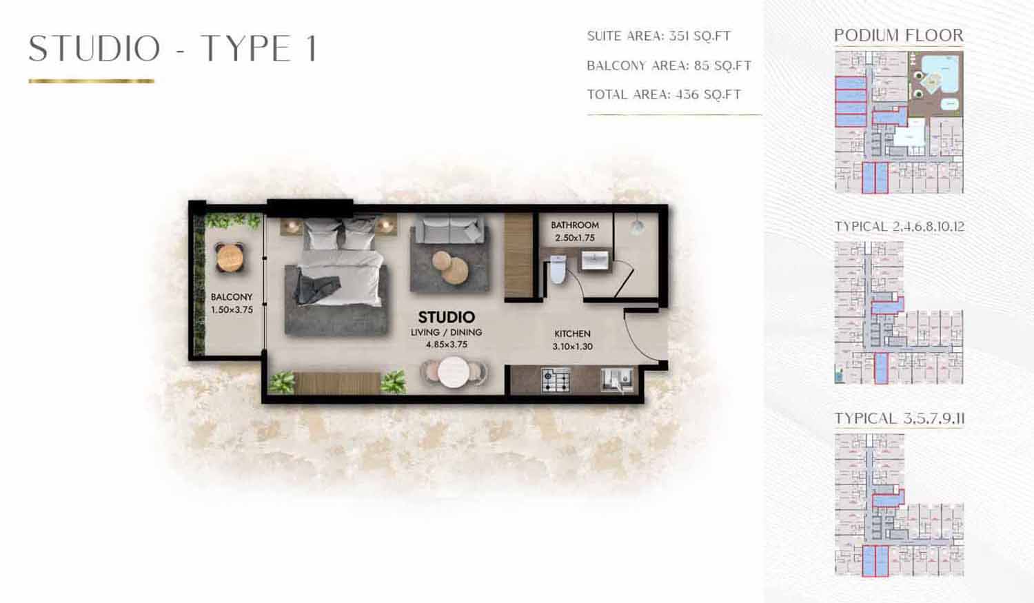 1 Bedroom