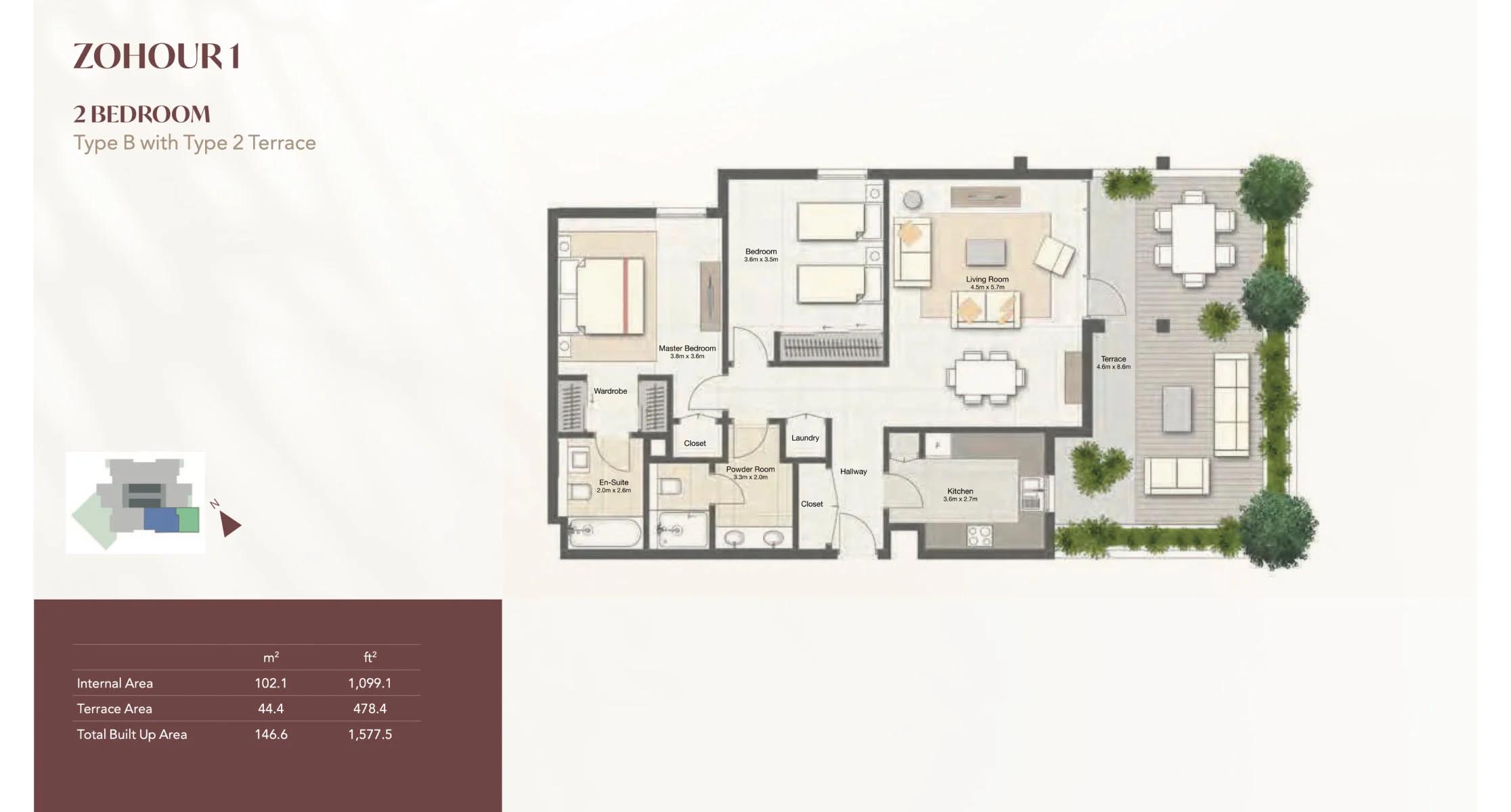2 Bedroom