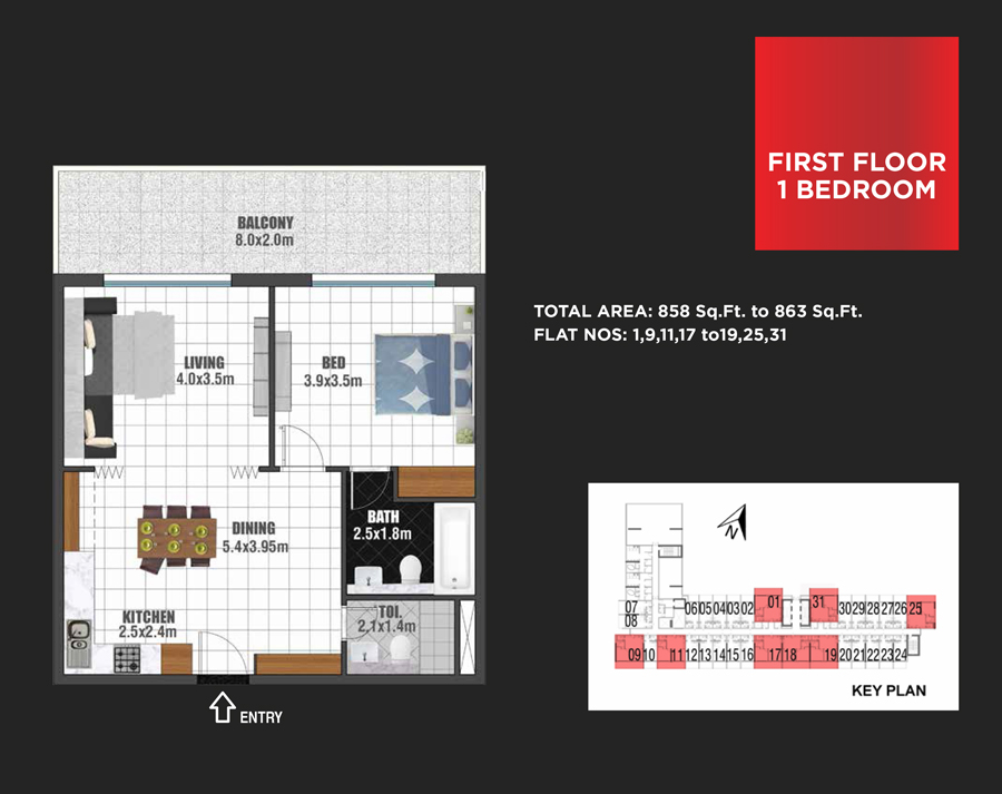 2 Bedroom