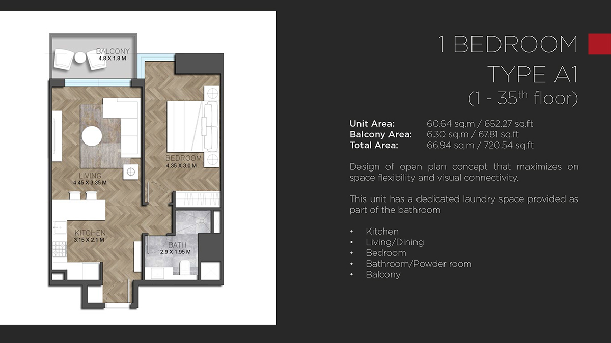 1 Bedroom
