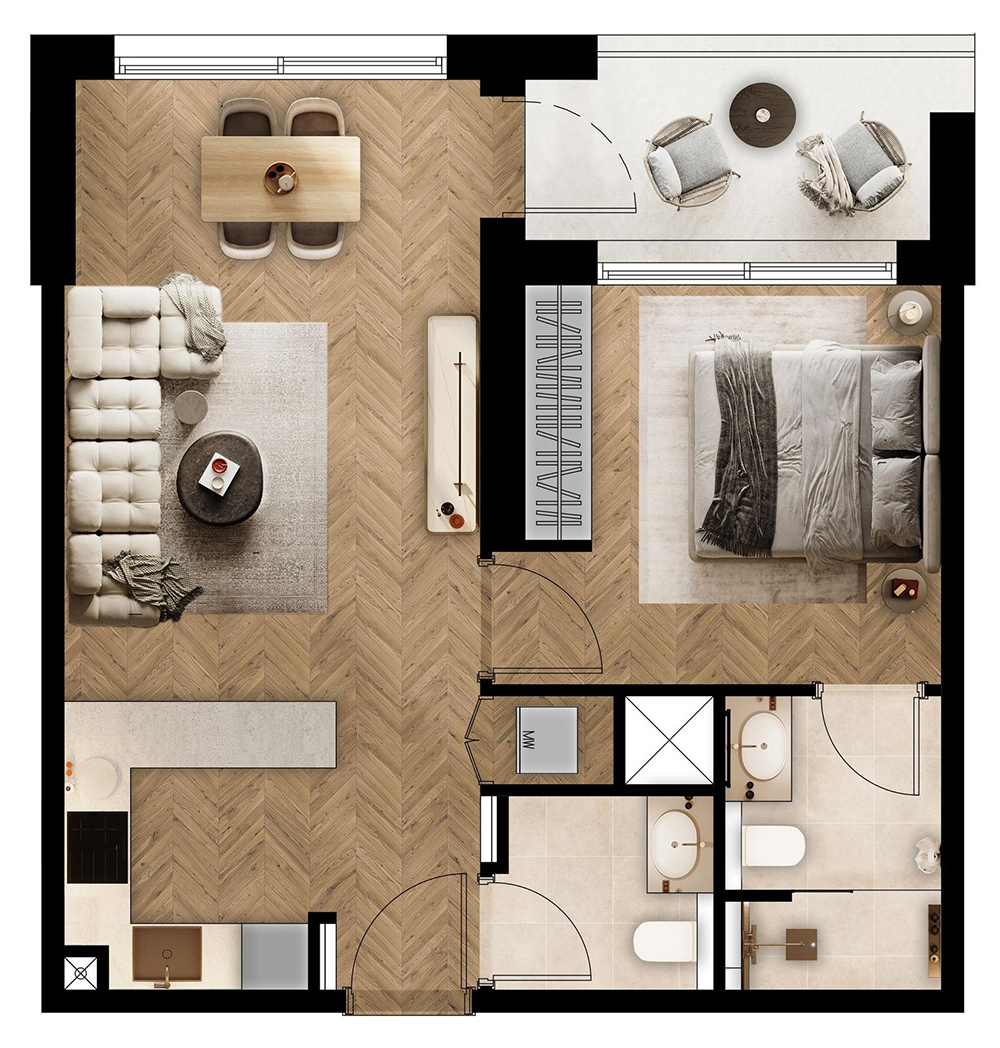 2 Bedroom