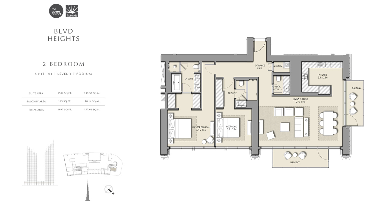 2 Bedroom