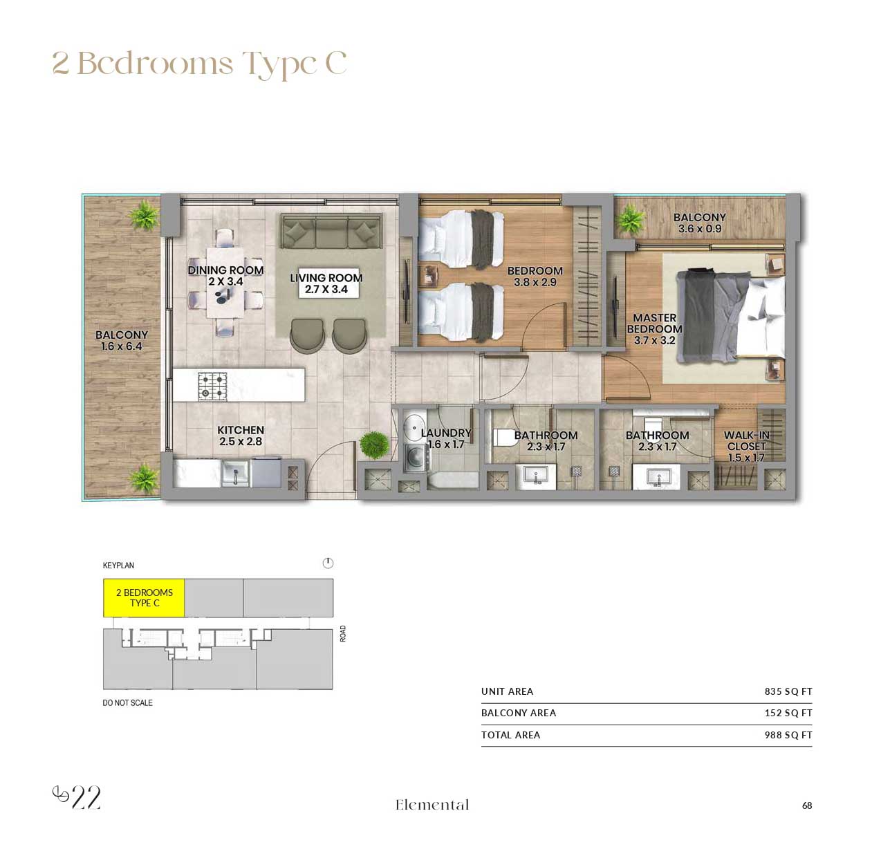 2 Bedroom