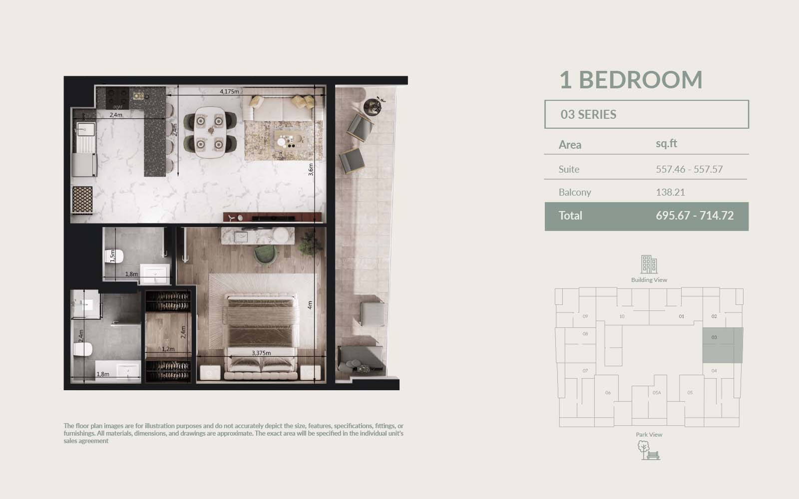 1 Bedroom