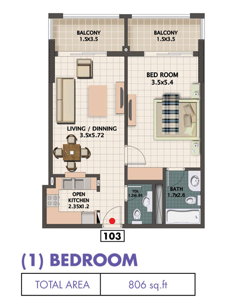 2 Bedroom