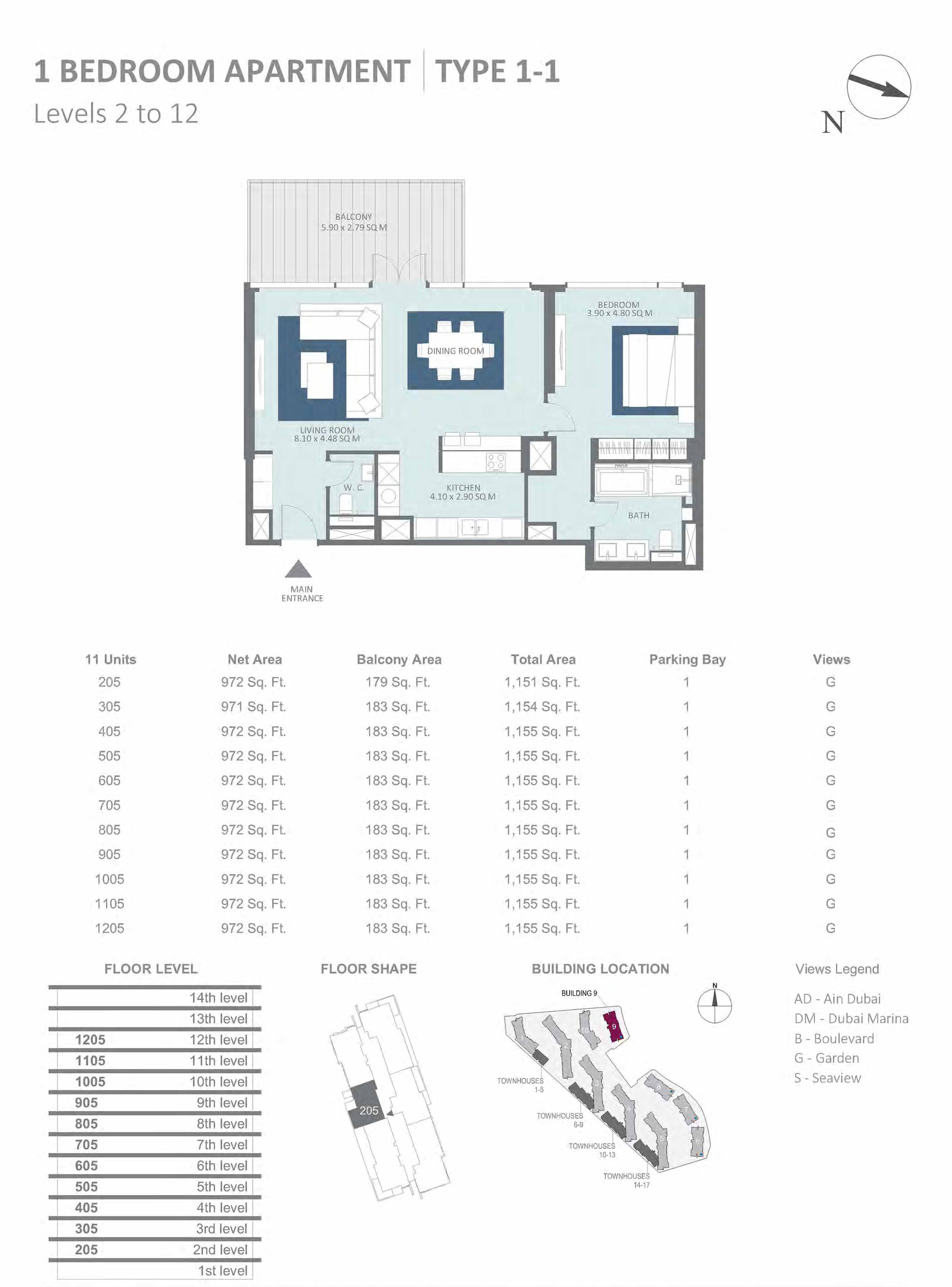 1 Bedroom