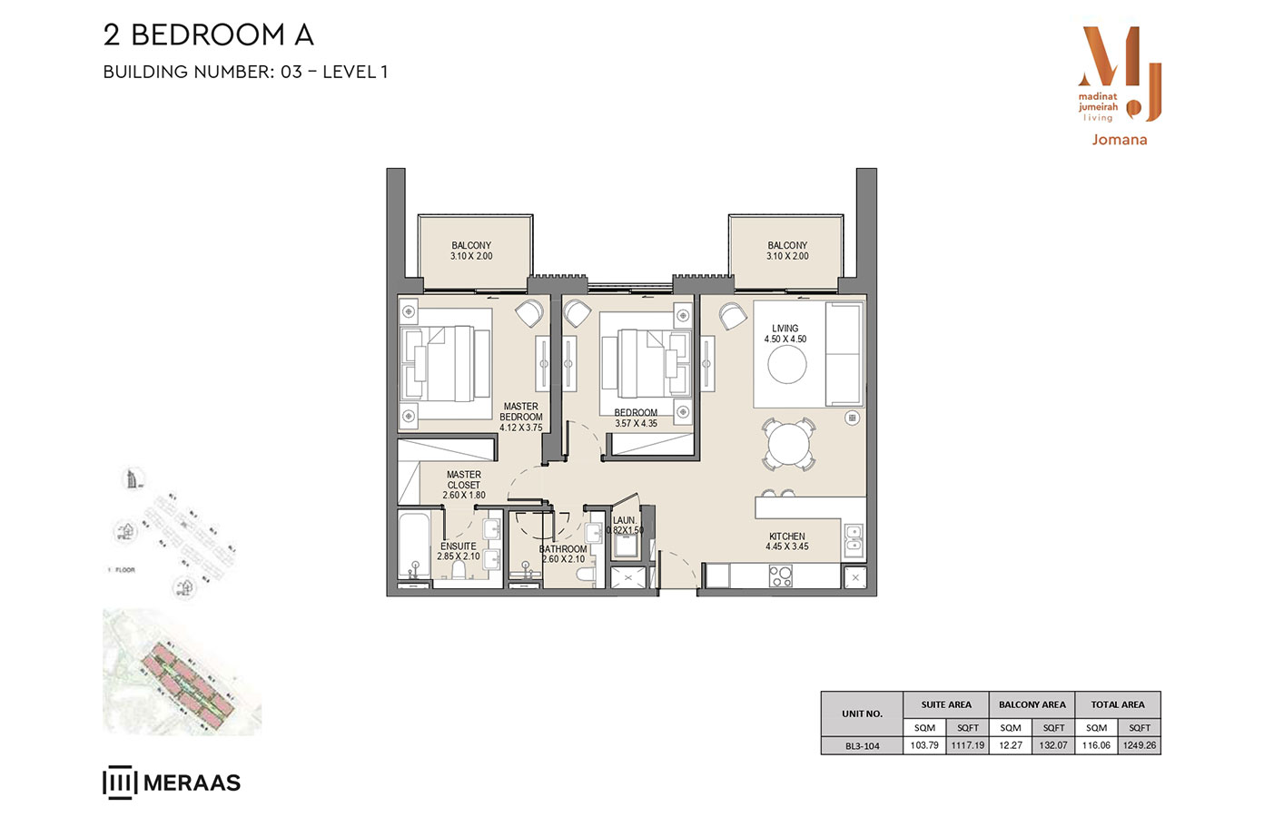 2 Bedroom