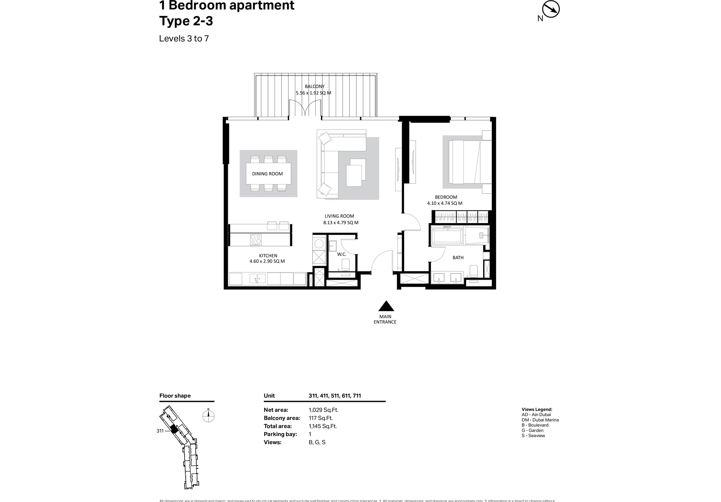 1 Bedroom
