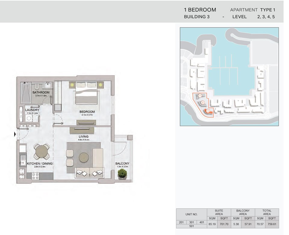 1 Bedroom