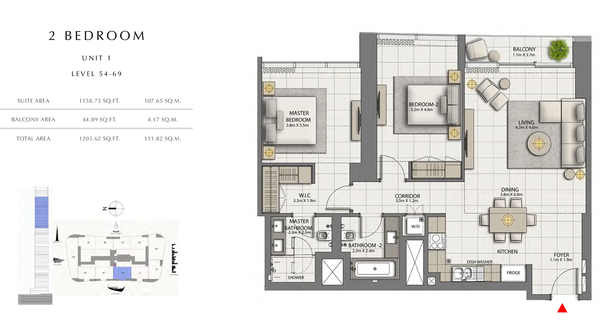 2 Bedroom