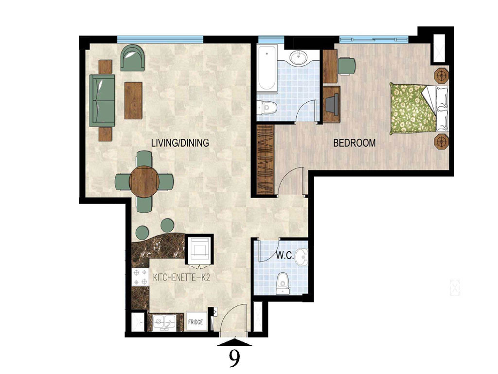 2 Bedroom