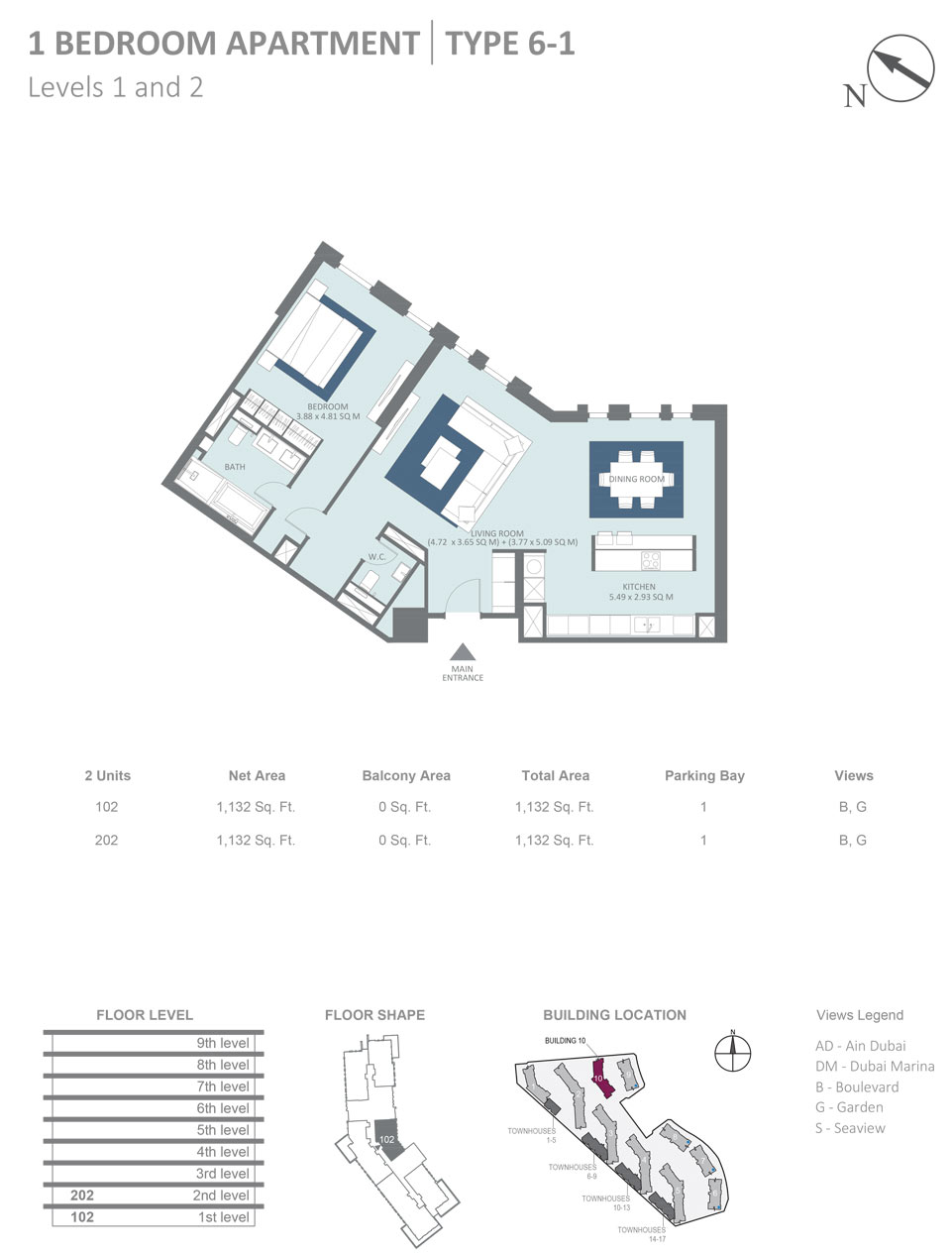 1 Bedroom