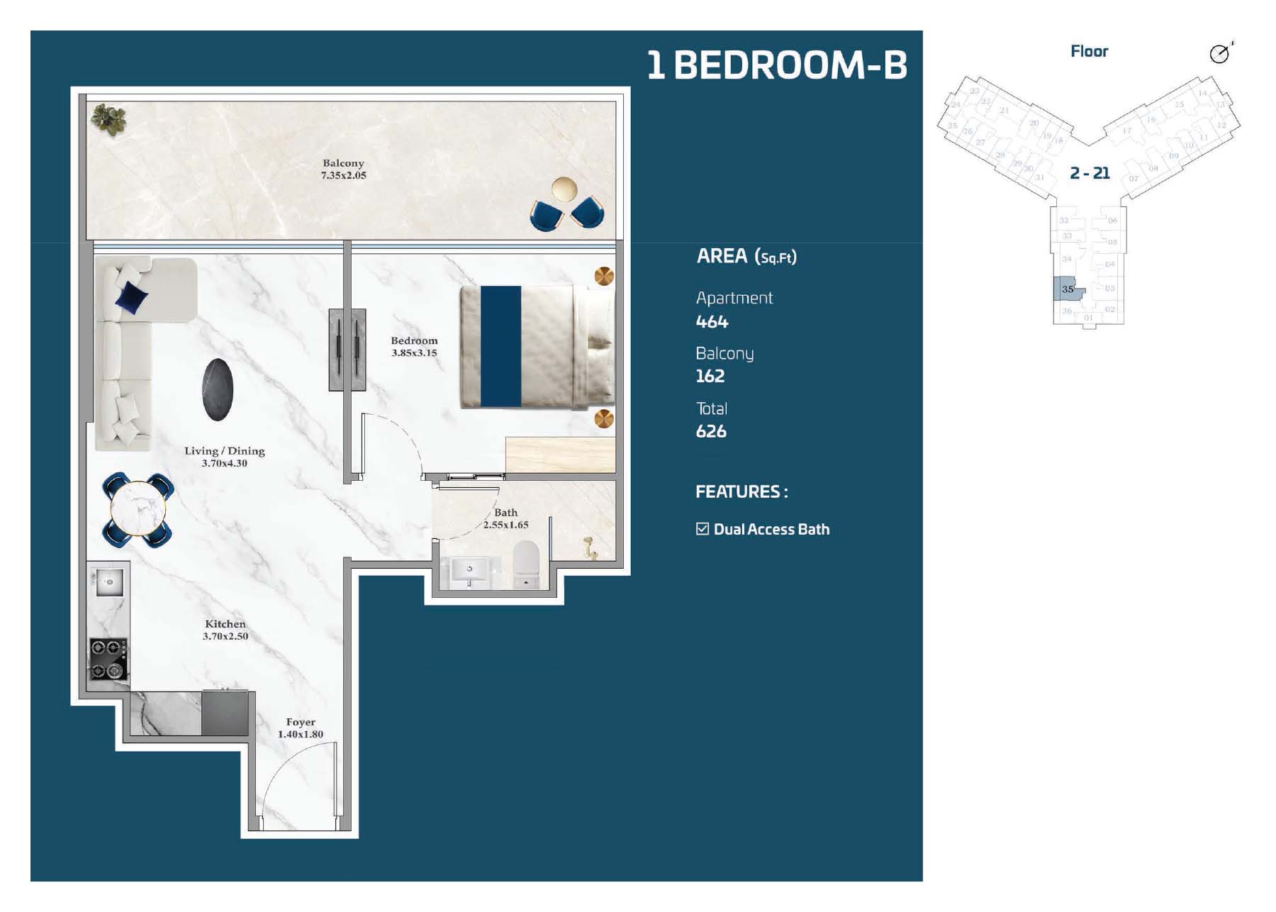 2 Bedroom