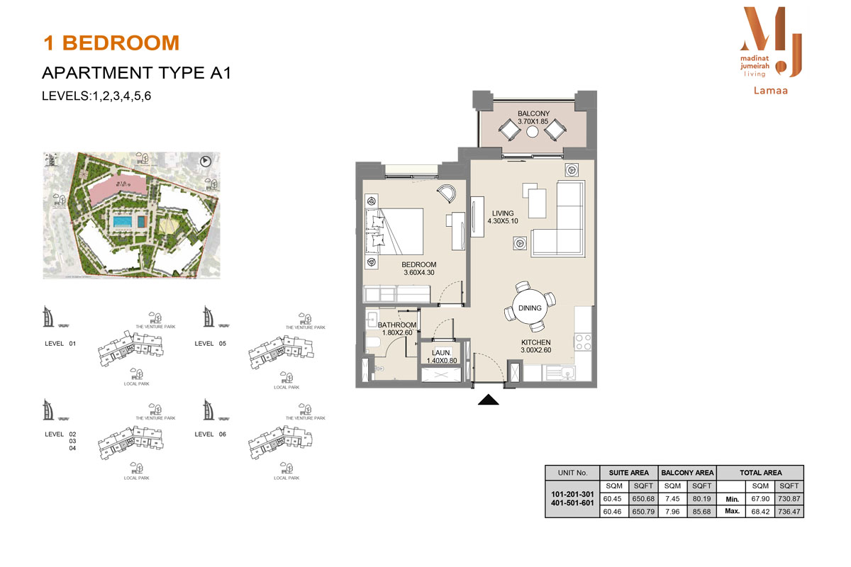 1 Bedroom