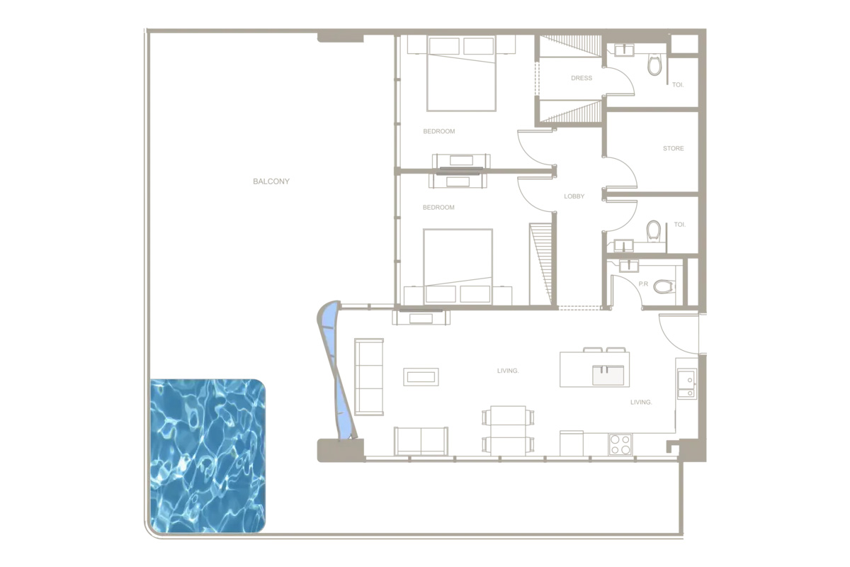 2 Bedroom